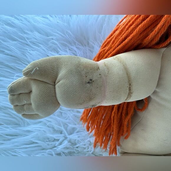 Cabbage Patch Kid 1978/1982 Red Yarn Hair Green Eyes Coleco Doll – No Clothes - Picture 7 of 17